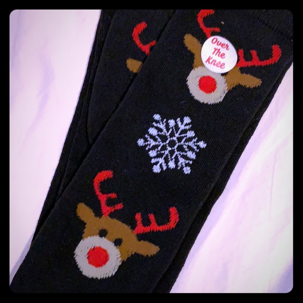 Over The Knee Holiday Socks